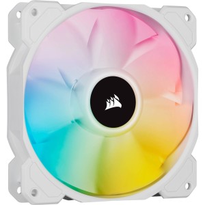 Corsair SP120 RGB Elite 120mm | Ventilador PWM Blanco + RGB | GWStore